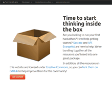 Tablet Screenshot of hackathon-in-a-box.org